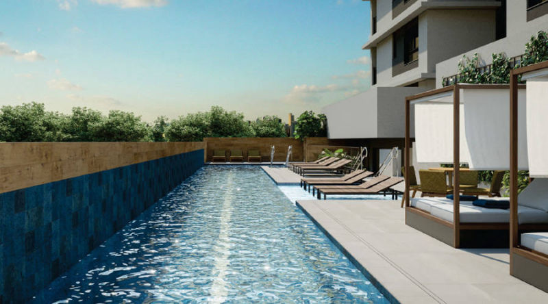 Simão 717 Pinheiros – Piscina